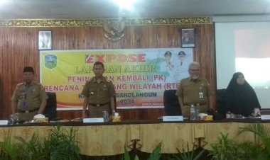 Pemkab Gelar Expose Laporan Akhir Peninjauan Kembali RTRW Kabupaten Sarolangun tahun 2014-2034