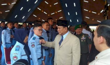 Lantik Kepsek, Menhan Prabowo Sebut SMA Taruna Nusantara Bukan SMA Biasa