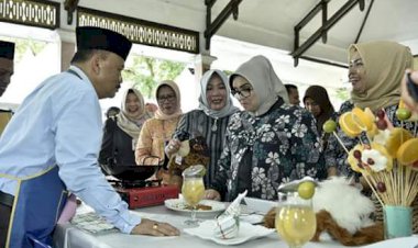Sambut HUT Provinsi Jambi, Dharma Wanita Gelar Lomba Masak Kudapan Non Beras