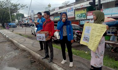 Galang Dana Untuk Siti Jamilah, PMII Cabang Sarolangun Turun ke Jalan
