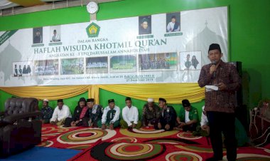 Hadiri Haflah Wisuda Khotmil Qur'an TPQ Darussalam Annahdiyah Petaling, Ini Pesan Wabup Muarojambi