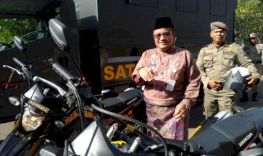 Tingkatkan Kinerja, Satpol PP Kota Jambi Dihadiahi 2 Unit Motor dan 1 Mobil
