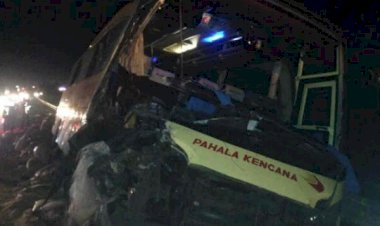 Kecelakaan Maut Bus Pahala Kencana di Tol Cipali, Dua Tewas & Tiga Terluka