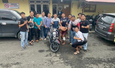 Nekat Curi Motor, Pemuda Merangin Ini Babak Belur Dihajar Warga