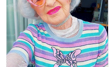 Nenek 92 Tahun Ini Curi Perhatian Netizen, Tampil ABG, Gaul dan Enerjik