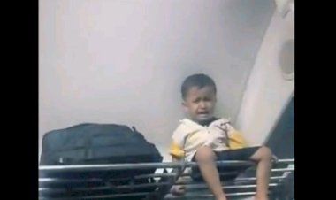 Viral Bocah Dihukum Bapaknya di Bagasi KRL karena Tak Bisa Diam, Begini Kisahnya...