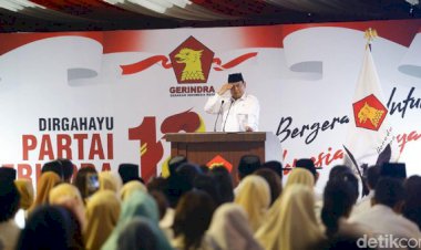 Prabowo: Kita Termasuk Partai yang Dekat Banyak Monyet, Jangan bilang Partai Kita Terdiri dari Monyet-monyet!