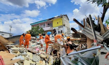 Pemilik Indekos Tiga Lantai yang Roboh Ngaku Rugi Miliaran Rupiah