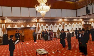 Tiga Pejabat Pemprov Hasil Lelang Dilantik, Fachrori: Tolong Jaga Amanah