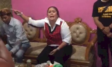 Kontraktor Cantik Ini Terus Melawan Saat Mau Ditangkap Polisi, Ketua RT Jadi Saksi