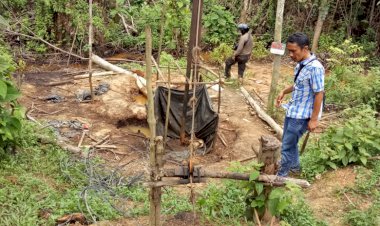 Razia Ilegal Drilling di Mandiangin Sarolangun Diduga Dibocorkan, Para Pekerja Menghilang