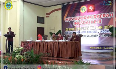 Sekda Tanjab Timur Buka Musda Ke-II DPD PPNI