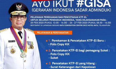Fachrori Himbau Masyarakat Manfaatkan GISA, Rekam dan Cetak KTP Gratis