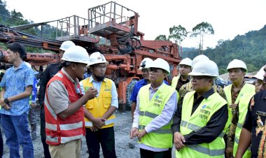 Fachrori Tinjau Pembangunan PLTA Batang Merangin Kerinci