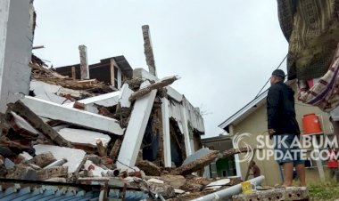 Rumah Roboh Akibat Gempa 5.0 Magnitudo, Tiga Warga Sukabumi Terluka