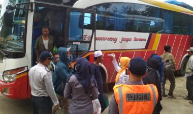 Tidak Hanya di Bandara Jambi, di Terminal Alam Barajo Pun Kedatangan Penumpang Diperketat