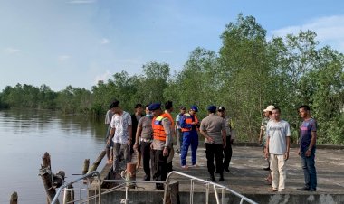 Disaksikan Ibunya, Warga Sungaisaren Tanjab Barat Ini Hanyut Terseret Arus Sungai
