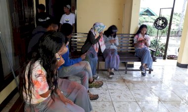 Koplak, di Tengah Wabah Corona, Pelajar SMA di Kerinci Ini Malah Lakukan Aksi  Coret Seragam di Hari Minggu