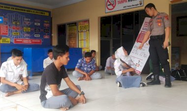 Kocak, Sekolah Diliburkan, Ratusan Siswa di Merangin Malah Konvoi Coret Seragam