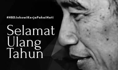 Presiden Jokowi Ulang Tahun Ke-57, #HBDJokowiKerjaPakaiHati  Trending Topic Hari ini