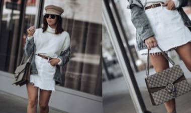 Intip 10 Tips Mix and Match Oversized Denim Jacket Kamu