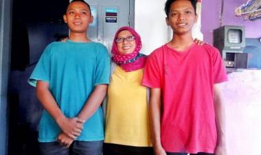 Unik, anak kembar di Yogyakarta bernama RI dan RI 2