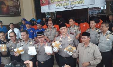 Ternyata Penyelundupan Sabu 7 Kg di Jambi Melibatkan Oknum Polisi Polda Jatim