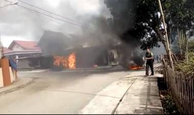 Bentrok Antar Desa di Kerinci Terjadi Rumah, 8 Motor dan 1 Mobil Dibakar 