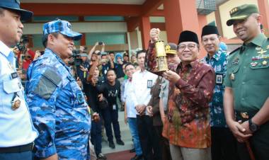 Tiba di Jambi, Api Obor Asian Games Dibawa ke Komplek Candi Muara Jambi