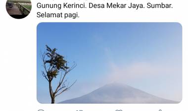 Bukan di Jambi, Rocky Gerung Sebut Letak Gunung Kerinci Ada di Sumbar