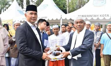 Solat Idul Adha di Lapangan, Fasha: Lebih Berbaur Bersama Masyarakat Kota Jambi