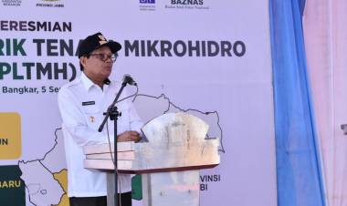 Fachrori Umar: PLTMH Sarolangun dan Merangin Solusi Ketersediaan Energi Listrik di Jambi