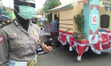 Pawai Obor Tahun Baru Islam, Puluhan Personil Lantas Polresta Jambi Dikerahkan