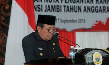 Pemprov Jambi Ajukan Belanja Daerah 2019 Rp4,388 Triliun 