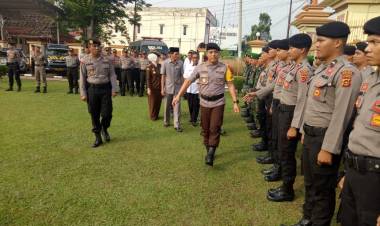 Operasi Mantap Brata 2018, Polres Batanghari Kerahkan 285 Personel