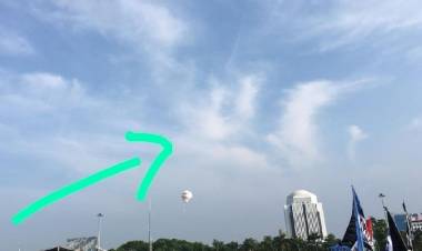 Massa Reuni 212 Heboh Nampak Awan Mirip Lafas Allah