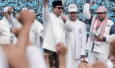 Reuni 212, Prabowo: Saya Tak Boleh Kampanye 