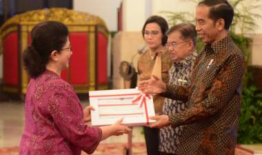 Belanja Negara Rp2.461,1 triliun, Presiden Jokowi Serahkan DIPA 2019