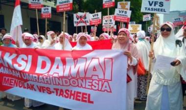 Travel Umroh Protes Kebijakan Rekam Biometrik Umrah