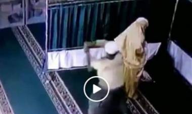 Polisi Tangkap Pelaku Pemukulan Terhadap Wanita Lagi Sholat