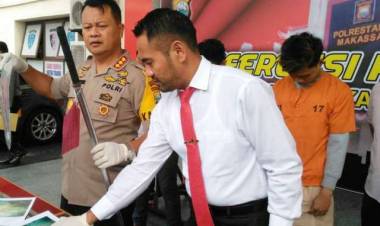 Dua Pemuda Penikam Anggota Brimob Gunakan Tombak Dibekuk