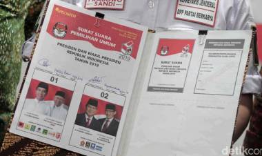 Dua Kubu Tim Sukses Capres Setuju Surat Suara Pilpres 2019