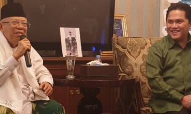 Ma'ruf Amin Didampingi Tim Pakar Siapkan Bahan Debat