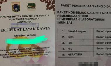 Mau Kawin Nih! Di DKI Wajib Punya Sertifikat Layak Kawin