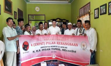 Sosialisasi Empat Pilar di Muaro Jambi, Ini Pesan Ihsan Yunus