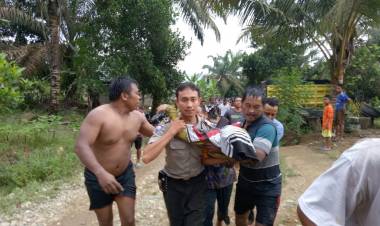 Niat Hati Tolong Temannya, Dua Pelajar Merangin Tewas Tenggelam