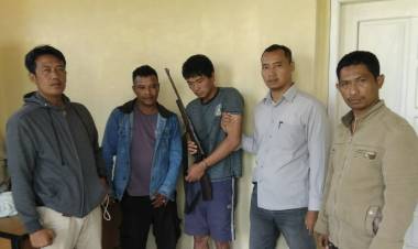 Selidiki Pencurian Polisi Malah Temukan Senpi Rakitan di Pondok Pria Jangkat Ini