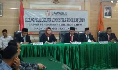 Bawaslu Nyatakan KPU Merangin Lakukan Pelanggaran Administrasi