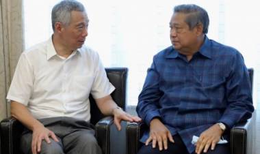 PM Singapura dan Wakil Jenguk Ani Yudhoyono