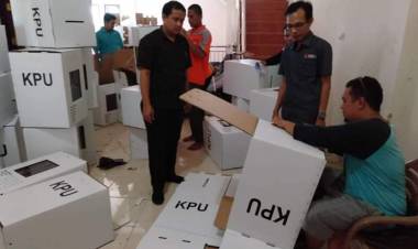 KPU Sebut Kotak Suara Kurang 74 Unit dan Ada Rusak
